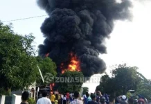 SPBU kabaena dilahap Sijago Merah SPBU kabaena dilahap Sijago Merah