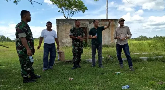 Yonif 725 Woroagi Bersama Gempita Siap Garap Lahan Tidur Untuk Jagung Hibrida