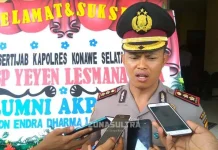 Nama Kapolres Konsel Dicatut Penipu, Meminta Uang Puluhan Juta ke Warga Kapolres Konsel AKBP Yeyen Lesmana. S.Ik