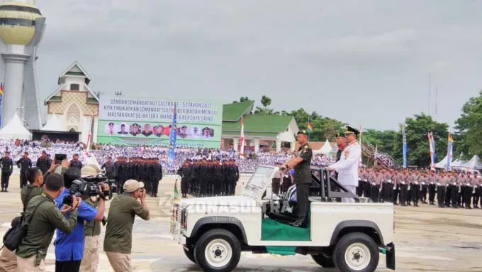 HUT_SUltra Nur Alam Minta Hadiah HUT Sultra ke-53 pada Kasad TNI AD Jenderal Mulyono