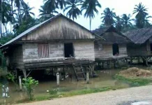 Sungai Meluap, Tujuh Rumah di Desa Bubu Terendam Banjir Sungai Meluap, Tujuh Rumah di Desa Bubu Terendam Banjir