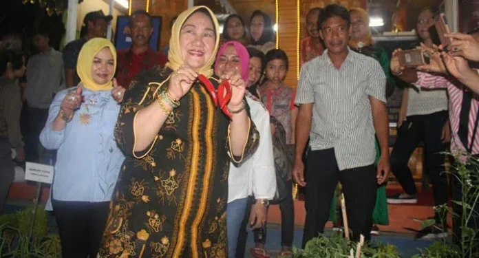 Pamerkan Aneka Olahan Cabai di Halo Sultra, Koltim Dipuji Tina Nur Alam