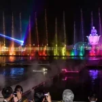 Presiden Jokowi Saksikan Atraksi Air Mancur Purwakarta Presiden Jokowi Saksikan Atraksi Air Mancur Purwakarta