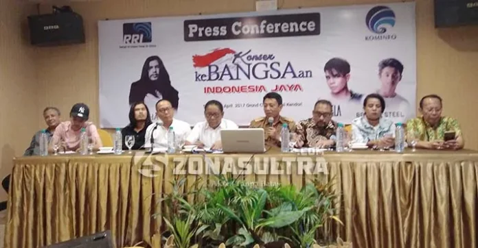 Malam Ini Konser Kebangsaan di Taman Kota Kendari