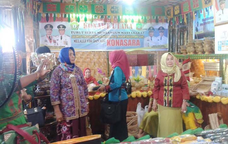 Jadi Program Unggulan, Pemkab Konut Tampilkan Jagung Hibrida di Pameran Halo Sultra