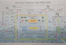 Laksanakan Car Free Day, Ini Ruas Jalan yang Akan Ditutup di Kendari Lay out lokasi car free day