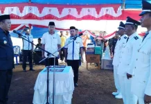 Lantik 3 Kades Kepulauan, Ruksamin Himbau Hilangkan Perselisahan Politik Lantik 3 Kades Kepulauan, Ruksamin Himbau Hilangkan Perselisahan Politik