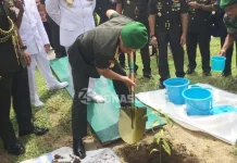 Nur Alam : Renovasi Gedung Korem Merupakan Persembahan Entri Point di HUT Sultra Kasad Jenderal TNI Mulyono Resmikan Gedung Baru Korem 143/HO