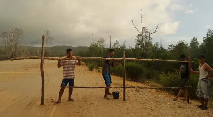 Pemilik Lahan Jalan 40 di Konkep Kembali Segel Lahan, Ini Alasannya
