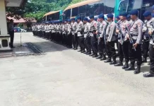 Sambut Putusan di MK, Polres Bombana Siagakan 186 Personil Sambut Putusan di MK, Polres Bombana Siagakan 186 Personil