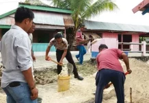 Atasi Gangguan Kamtibmas, Polsek Wangi-Wangi Bangun Poskamling di Desa Mola Raya Atasi Gangguan Kamtibmas, Polsek Wangi-Wangi Bangun Poskamling di Desa Mola Raya