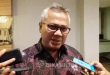 KPU RI Dapat Sinyal Positif Penyelesaian Persoalan Anggaran PSU Bombana Ketua KPU RI Arief Budiman