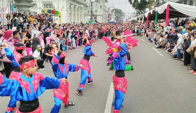 GenPI Heboh, GenPI Jabar Ramaikan Asian Africa Carnival 2017