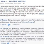 Wali Kota Kendari Tidak Kunjungi Lokasi Banjir, Netizen Pertanyakan Keberadaannya Wali Kota Kendari Tidak Kunjungi Lokasi Banjir, Netizen Pertanyakan Keberadaannya