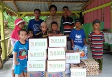 Banjir Lumpuhkan Aktivitas Belajar, BMH Salurkan Bantuan