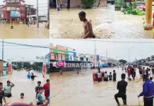 Banjir Momok Menakutkan Bagi Warga Kendari Hujan Deras, Banjir Landa 11 Kecamatan di kota Kendari