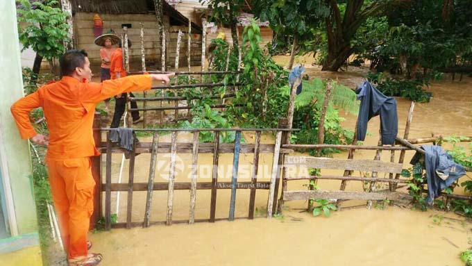 Puluhan Rumah di Amonggedo Konawe Terendam Banjir, Kecamatan Lain Siaga Bencana