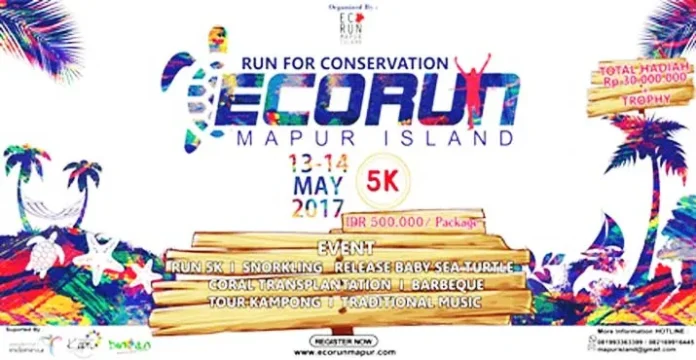Mau Sensasi Petualangan? Ikuti Eco Run 5K Mapur Island 2017
