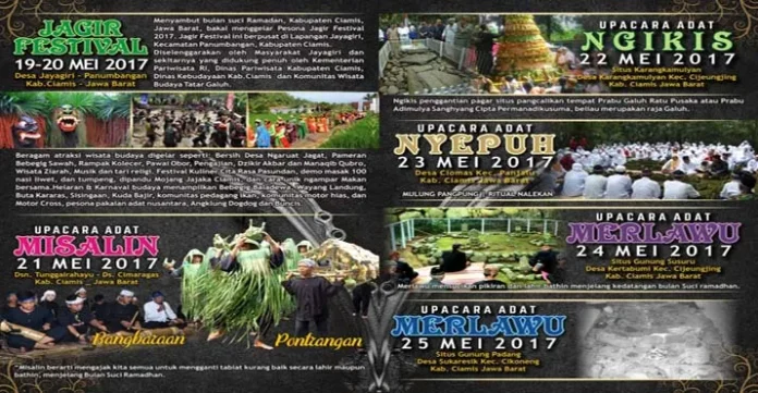Festival Adat Terbesar Siap Digelar di Ciamis 19-25 Mei 2017