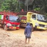 Bupati Soroti Kerusakan Jalan Trans Sulawesi Morosi-Wanggudu Kembali Diguyur Hujan, Jalan Penghubung 3 Kabupaten di Morosi Rusak Parah