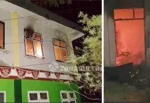 Kantor Dinas PMD Kolut Terbakar Kantor Dinas PMD Kolut Terbakar