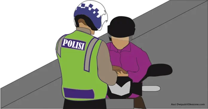 operasi-patuh-tilang-polisi-tilang-saudara-sendiri