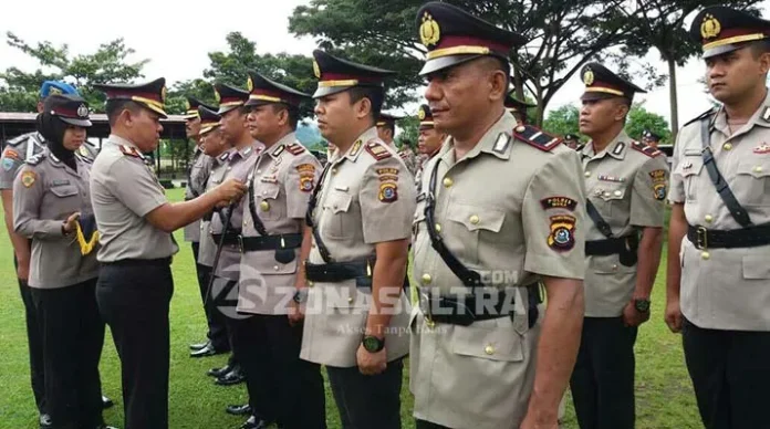 Delapan Pamen Polres Konawe Dapat Promosi Jabatan