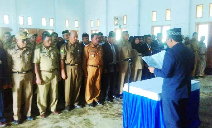 pelantikan 280 Pejabat Administrator dan Pengawas Pemkab Mubar Dilantik