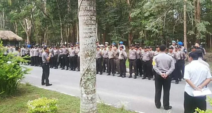 558 Personil Kepolisian Amankan Pelantikan Tiga Kepala Daerah