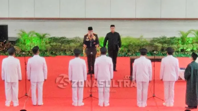 Tiga Kepala Daerah Terpilih di Sultra Resmi Dilantik