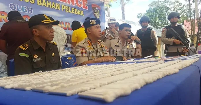 Pelaku Utama Perakit Bom Ikan di Sultra Berhasil Diamankan