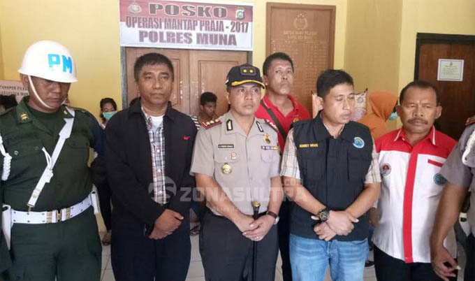 Gelar Operasi Bersinar, Polres Muna Amankan 11 Orang Positif Narkoba