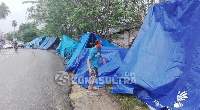 Kali Wanggu Mulai Meluap, Warga Kelurahan Lepolepo Siaga Banjir