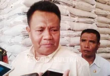 Produksi Beras Rendah, Muna Masih Butuh Pasokan dari Luar Kepala Kantor Seksi Logistik (Kansilog) Bulog Muna Sulamet