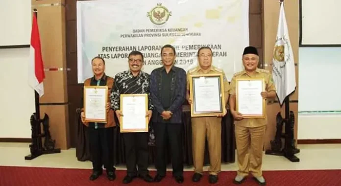 9 Daerah di Sultra Raih WTP, Kolaka dan Konsel Baru Kali Pertama