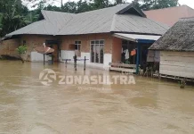 Sejumlah Wilayah di Konawe Kembali Diterjang Banjir Sejumlah Wilayah di Konawe Kembali Diterjang Banjir