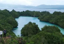 Napabale, Eksotisme Danau Air Asin Danau Napabale, wisata muna, wisata sultra