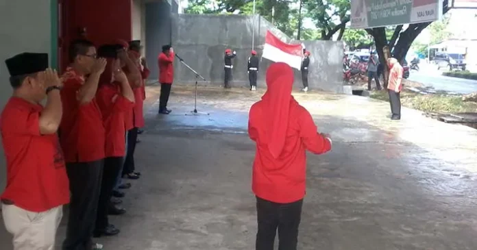 Dorong Spirit Kebhinekaan, PDIP Gelar Upacara Hari Lahir Pancasila di Kendari