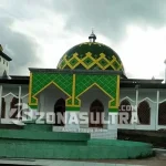 Terjatuh, Seorang Pekerja Masjid Al Imran Konsel Luka Parah Masjid Al Imran konsel
