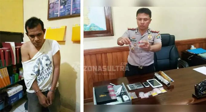 narkoba Jadi Pengedar Narkoba, Pegawai Honorer Polhut Muna Di Meringkus Saat Akan Lakukan Transaksi
