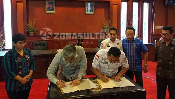 Gubernur Sultra Resmi Taken NPHD Pilgub 2018