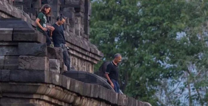 Candi Borobudur Jadi Momentum Nostalgia Obama dan Disorot Dunia