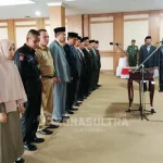 Lantik 16 Pejabat Baru, Sekda Konut: Jangan Jadi Pemimpin Malas Lantik 16 Pejabat Baru, Sekda Konut: Jangan Jadi Pemimpin Malas