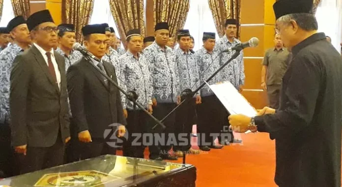 pelantikan_cipta Jadi Kadis Definitif, Ini Program Prioritas Pahri Yamsul