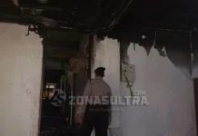 Akibat Kebakaran, Ruang Kabag Umum dan Bendahara Pemkot Kendari Rusak Parah kebakaran kantor walikota kendari