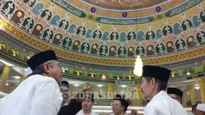 Safari Terakhir, Nur Alam Beri Sumbangan Rp 600 Juta untuk Pembangunan Masjid Raya Baubau