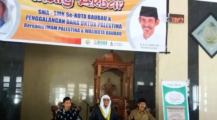 Pelajar di Baubau Ikut Tablig akbar bersama Imam Palestina