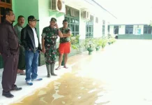 Markas Kodim Muna Terendam Banjir, Ketua DPRD Bakal Panggil Pemda Markas Kodim Muna Terendam Banjir, Ketua DPRD Bakal Panggil Pemda