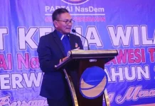 Daftar di Nasdem, Tony Pastikan Tak Istimewakan Tina Nur Alam dan Ali Mazi Ketua DPW Nasdem Sultra Toni Herbiansyah