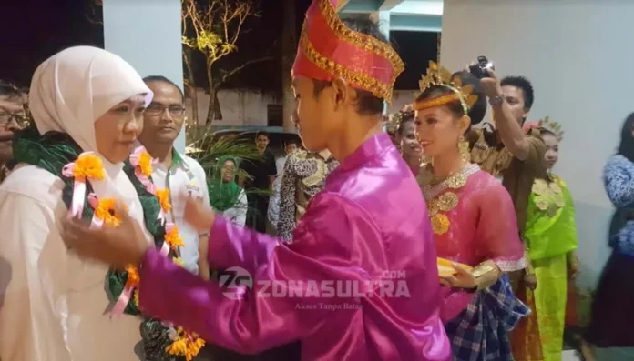 Mensos_Khofifah_Indar_Parawansa Sempat Batal, Akhirnya Menteri Khofifah Berkunjung di Panti Sosial Meohai Kendari